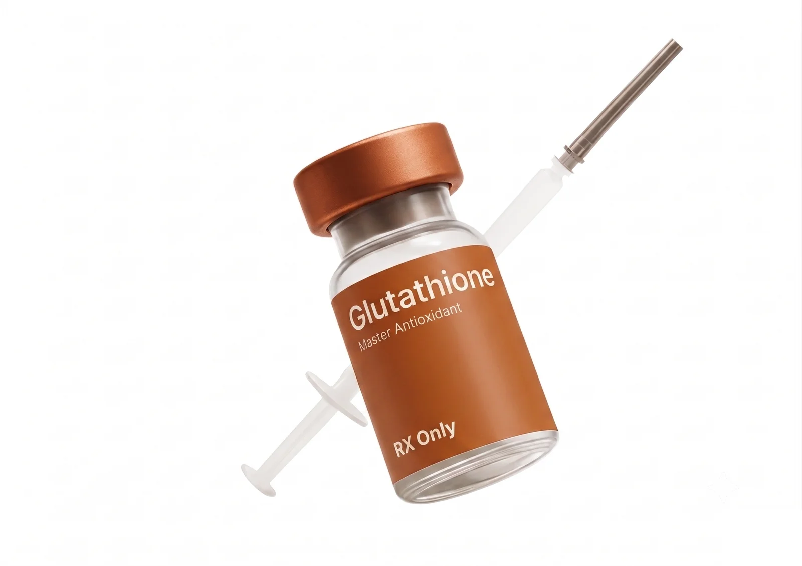 LodeRx glutathione vial product render