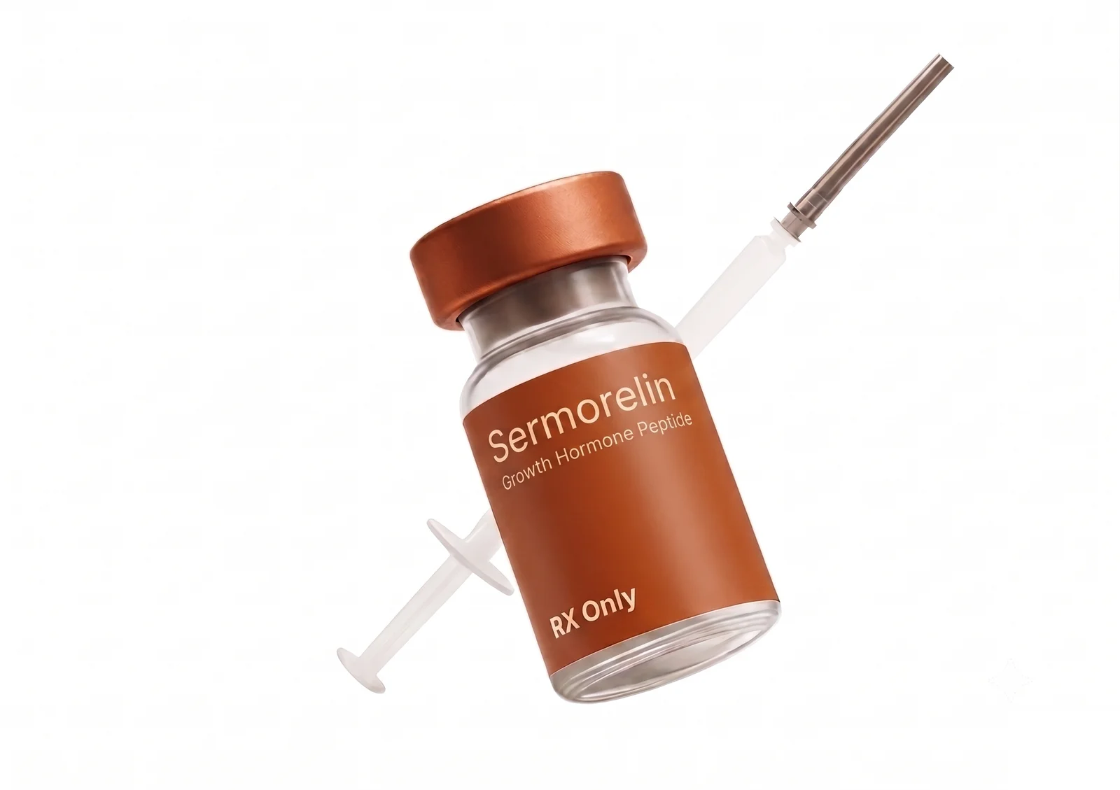LodeRx sermorelin vial product render
